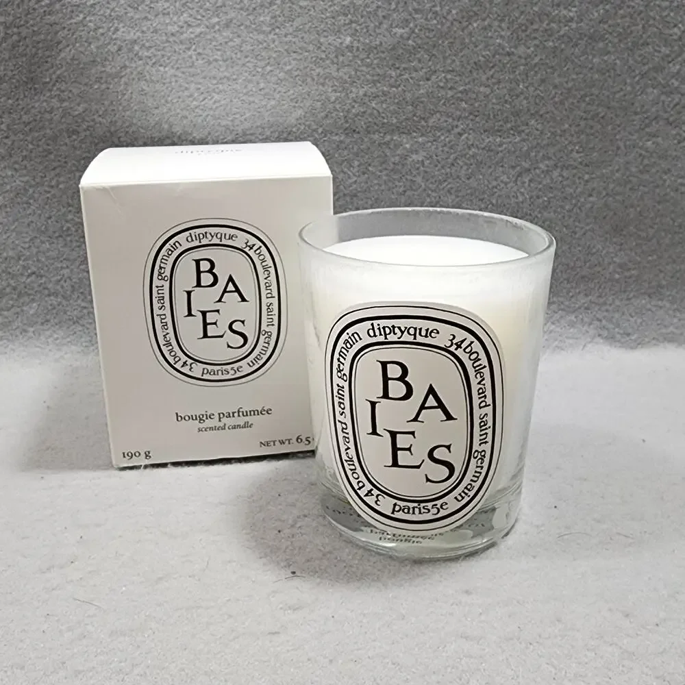 Diptyque Baies Classic Candle Fruity Blackcurrant Berry Floral Rose Profile NIB